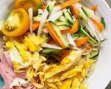 お一人様☆市販の冷やし中華フルーツパスタ作り方7写真