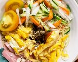 お一人様☆市販の冷やし中華フルーツパスタ作り方8写真