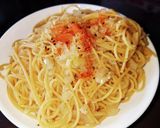 玉ねぎとニンニクのバター醤油パスタ作り方6写真