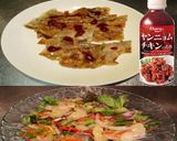 美味ドレとヤンニョムチョレギで焼肉サラダ作り方1写真