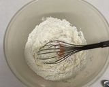 卵なし♪モチモチべた焼き（あんこ入り）作り方1写真