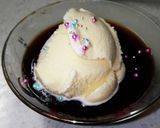 コーヒーゼリー　バニラアイスのせ作り方4写真
