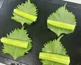 昆布茶で美味しい♪きゅうりの大葉巻き作り方1写真