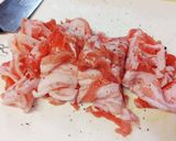 ゴーヤチャンプル風豚肉炒め。作り方3写真