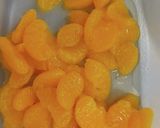 #牛乳寒天　みかん缶で　簡単　牛乳かん作り方8写真