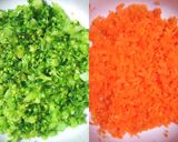 ヘルシー☆野菜入りタマゴサンド作り方1写真