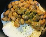 毎日の納豆●卵の白身焼き添え作り方1写真