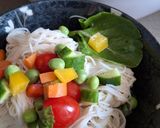 夏の彩りそうめんサラダ作り方5写真