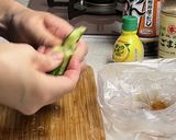 きゅうりの大葉レモンめんつゆ漬け作り方2写真