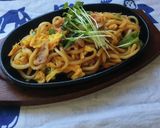 バター醤油焼きうどん♪作り方2写真