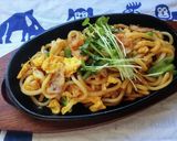 バター醤油焼きうどん♪作り方4写真