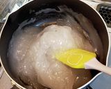 黒蜜いらず♪片栗粉でみたらし風わらび餅作り方4写真
