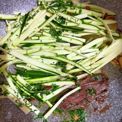 ズッキーニのペペロンチーノ by 江上隼人 【クックパッド】 簡単