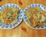 カップヌードル謎肉で八宝菜作り方10写真