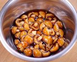 夏の副菜②冷た～い☆なめこおろしポン酢作り方2写真