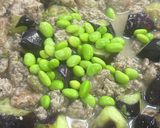 (^^)!ナスとゴロゴロひき肉の味噌炒め作り方6写真