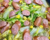 白菜とウインナーのコンソメバター煮作り方5写真