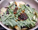 簡単！茄子味噌風☆旨辛ニラだれ炒め作り方4写真