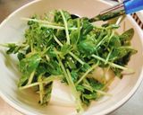 簡単！豆苗サラダ作り方4写真