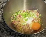 鶏挽き肉のお焼き作り方1写真