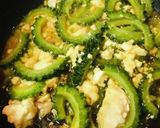 市販カツ●ゴーヤーチャンプルーカツ丼作り方2写真