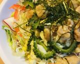 市販サラダ●鶏肉＆ゴーヤーソテーのソース作り方3写真