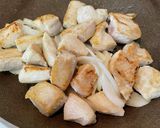 鶏胸肉の照焼親子丼作り方3写真