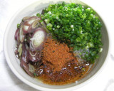 無添加　みょうがと葱の七味おろしパスタ作り方11写真