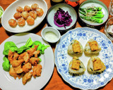 焼きとうもろこしと三つ葉のおにぎり作り方12写真