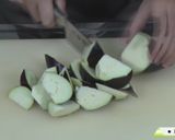 蒸しなすと豚肉のパワーサラダ作り方1写真