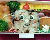 大谷石のオブジェちゃんキャラ弁作り方9写真