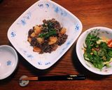サラダほうれん草コーン枝豆梅ポン酢サラダ作り方2写真