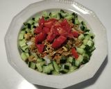 夏野菜でタコライス風作り方4写真