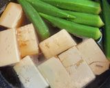 オクラと豆腐の即席煮作り方5写真