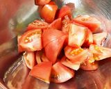 脂肪燃焼　トマトの和風夏サラダ作り方1写真