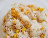 あまじょっぱい♡バター醤油コーンごはん作り方2写真