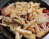 美味♪簡単♪油揚げもやしの炒め物★味噌味作り方4写真