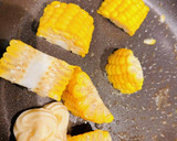 マヨバター醤油の焼きとうもろこし作り方2写真