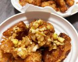 鶏もも肉のからあげと白ネギたっぷりのタレ作り方5写真