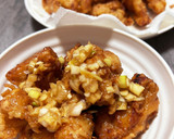 鶏もも肉のからあげと白ネギたっぷりのタレ作り方5写真