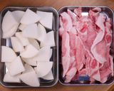 豚バラ大根の豚キムチ炒め(炒め物のコツ)作り方1写真
