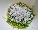 簡単！しらすもんじゃ作り方1写真