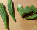 Spicy Okra Salmon作り方2写真