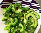全てレンジ食べきり量簡単ゴーヤのナムル作り方7写真