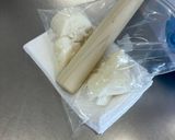 ポリ袋で長いものガスパチョ風そうめん作り方1写真