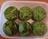 オートミール＆抹茶と白胡麻の蒸しパン作り方5写真