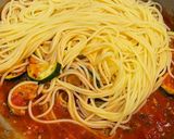 パルメザンチーズとトマトソースパスタ作り方6写真