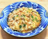 豚ひき肉入りのニラたまライス作り方8写真