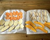 自家製野菜チップス＆味噌クリームソース作り方3写真
