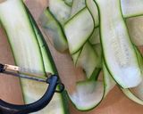 冷しゃぶ ズッキーニ添え作り方1写真